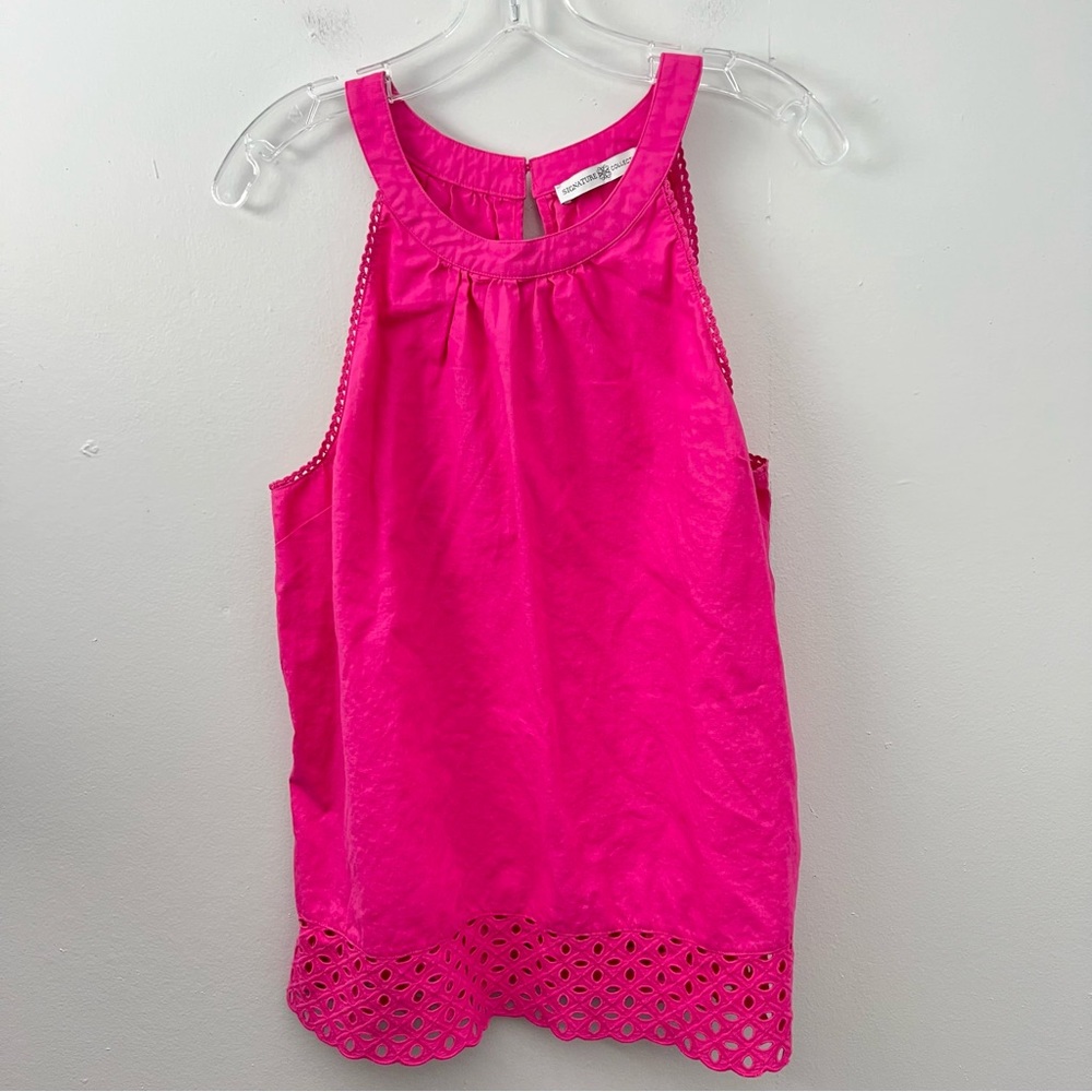 Signature Collection Linen Top Sleeveless